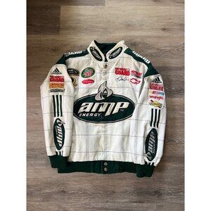 Vintage NASCAR Chase Authentics AMP Energy National Guard Racing Jacket Size L